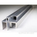 Alum T-slot Alum T-Sianel Alwminiwm Extruded 6063